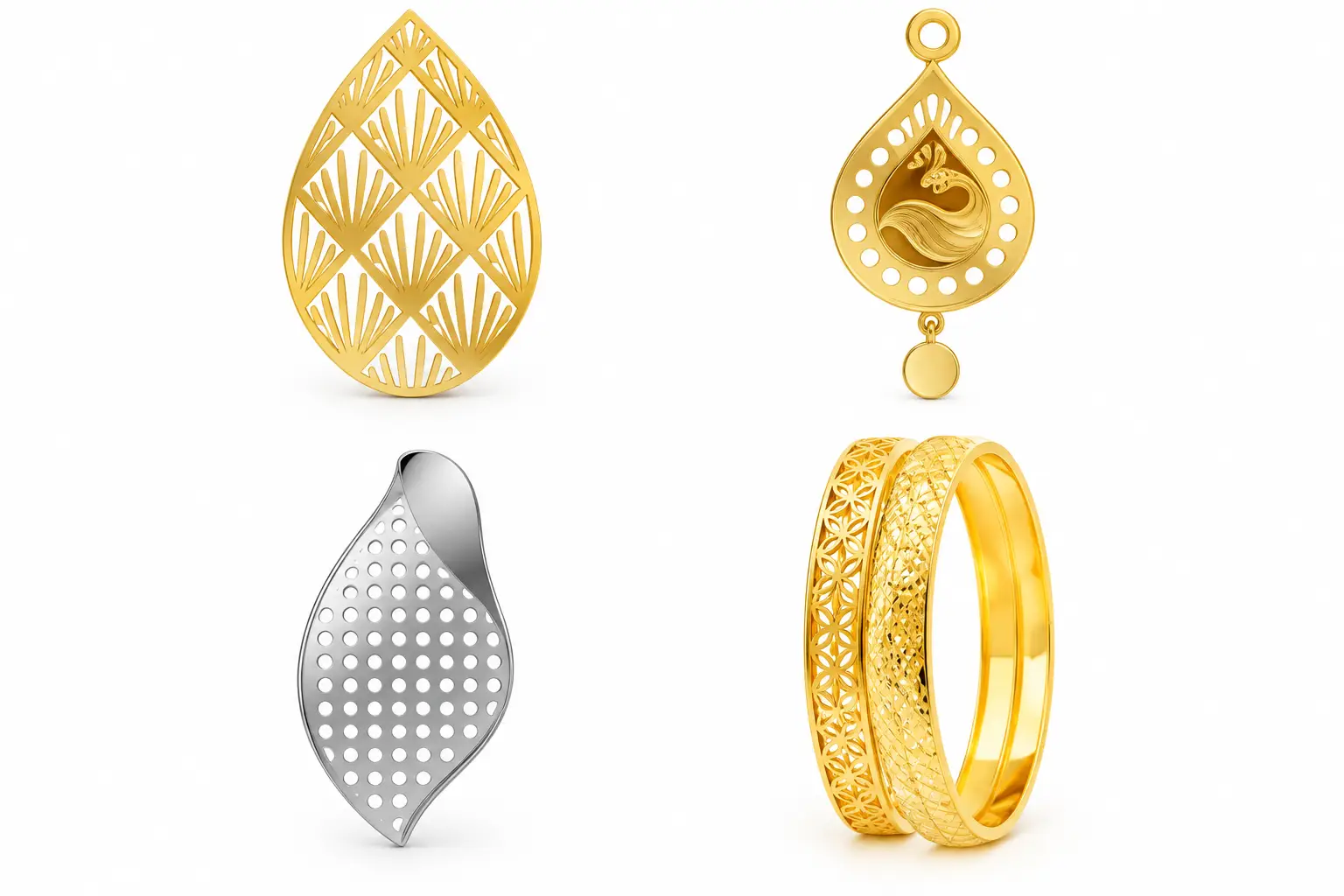 Laser cut jewellery samples